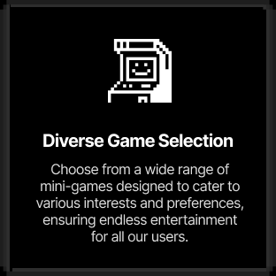 Diverse Game Selection Card